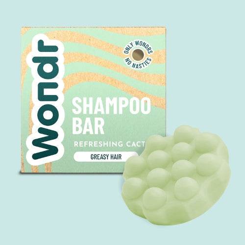 Wondr - Shampoo Bar Greasy Hair Refreshing Cactus - Ilse de Beaute