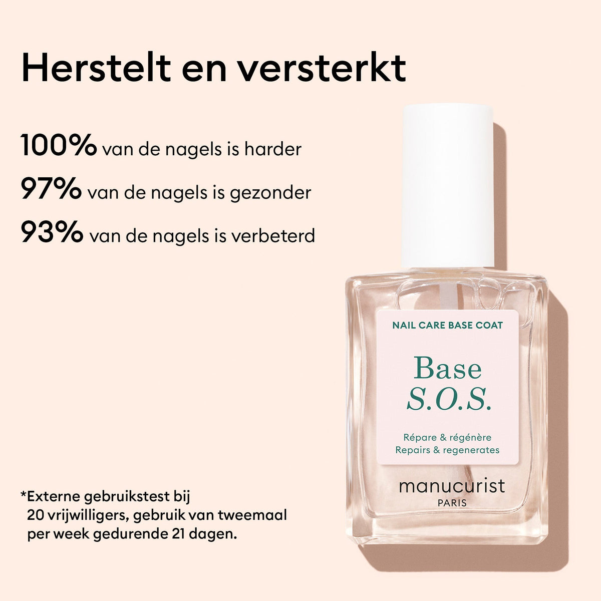 Manucurist Herstellende 3-Stappenkuur  — 1 Set 4stuks inbegrepen