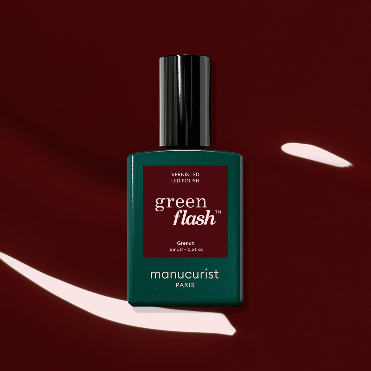 Vernis semi-permanent Manucurist Green Flash™ — Aubergine