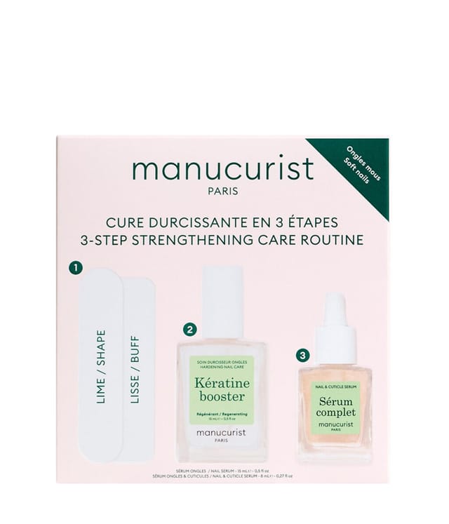 Manucurist Versterkende 3-Stappenkuur  — 1 Set 4stuks inbegrepen