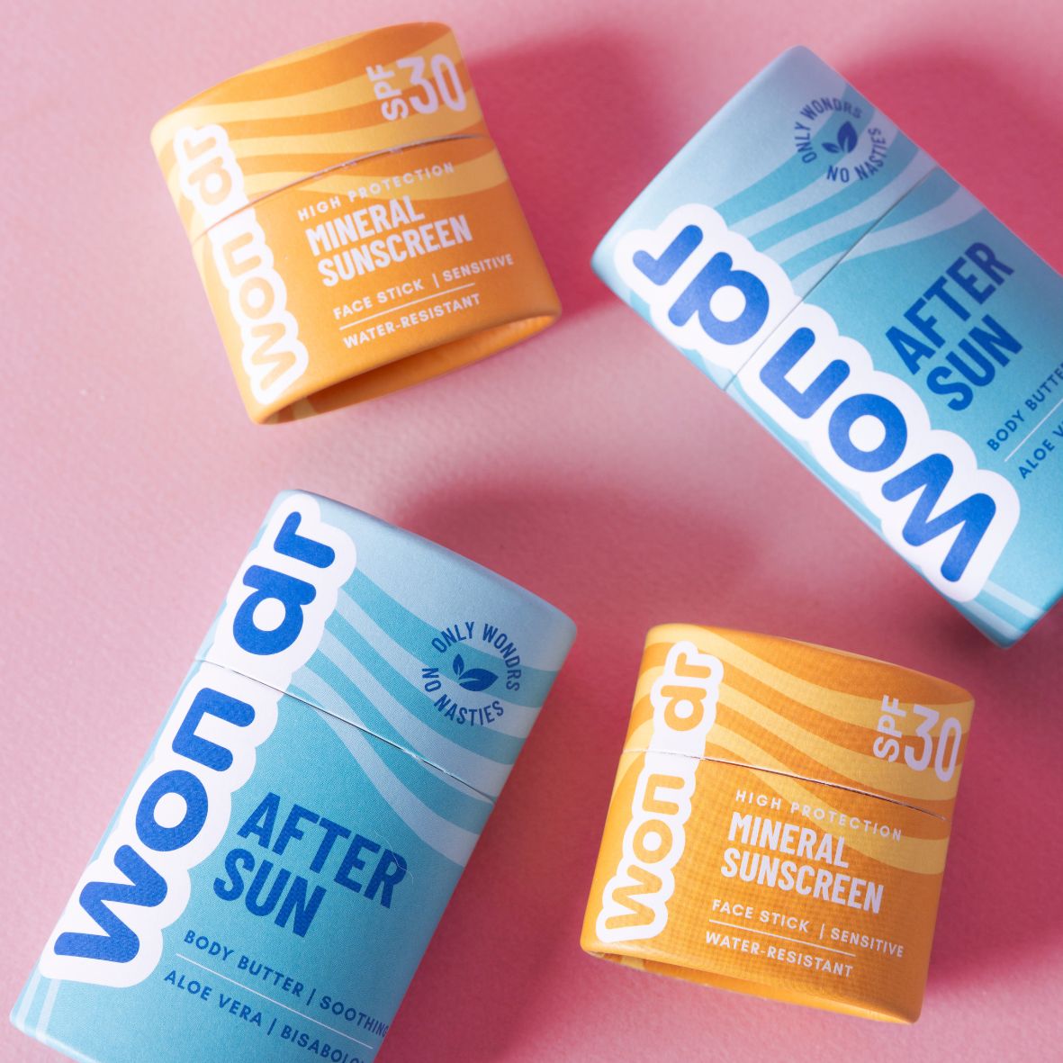 Wondr Aftersun Aloe Vera Bisabolol Wondr Sunscreen spf 30