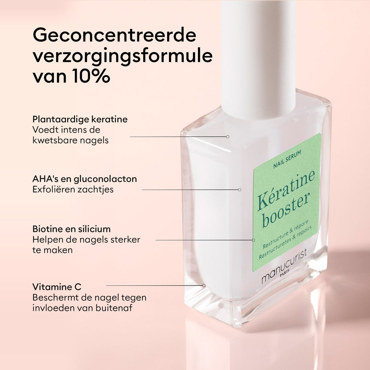 Manucurist Versterkende 3-Stappenkuur  — 1 Set 4stuks inbegrepen