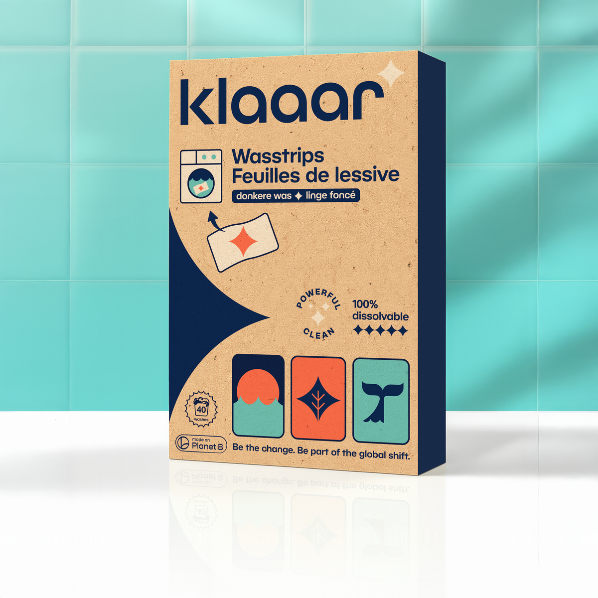 Klaaar milieuvriendelijke Wasstrips