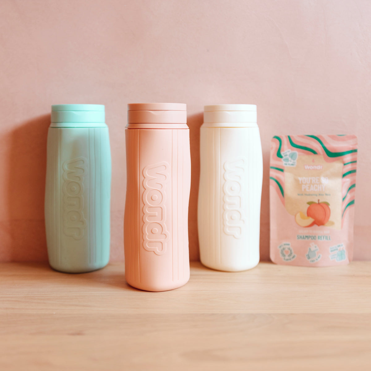 Wondr - Refillable silicone fles 500ml - Ilse de Beaute