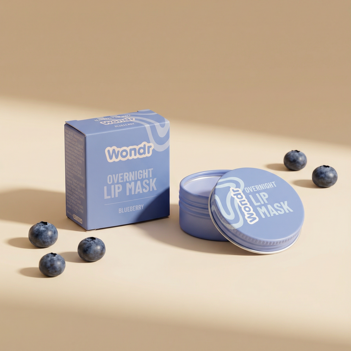 Wondr - Overnight Lip Mask - Herstel terwijl je slaapt Blueberry