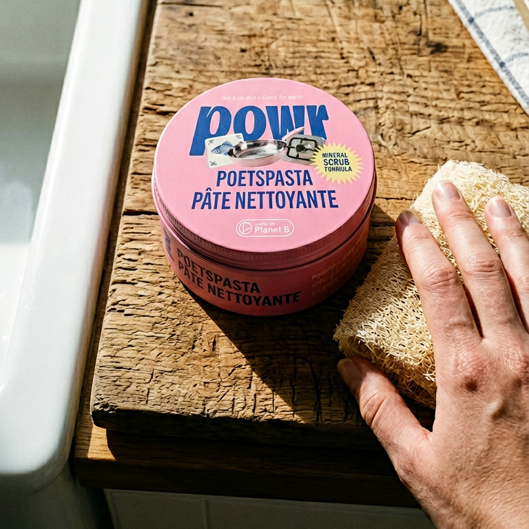 POWR Poetspasta – Minerale Scrubpasta tegen Hardnekkig Vuil | 300g