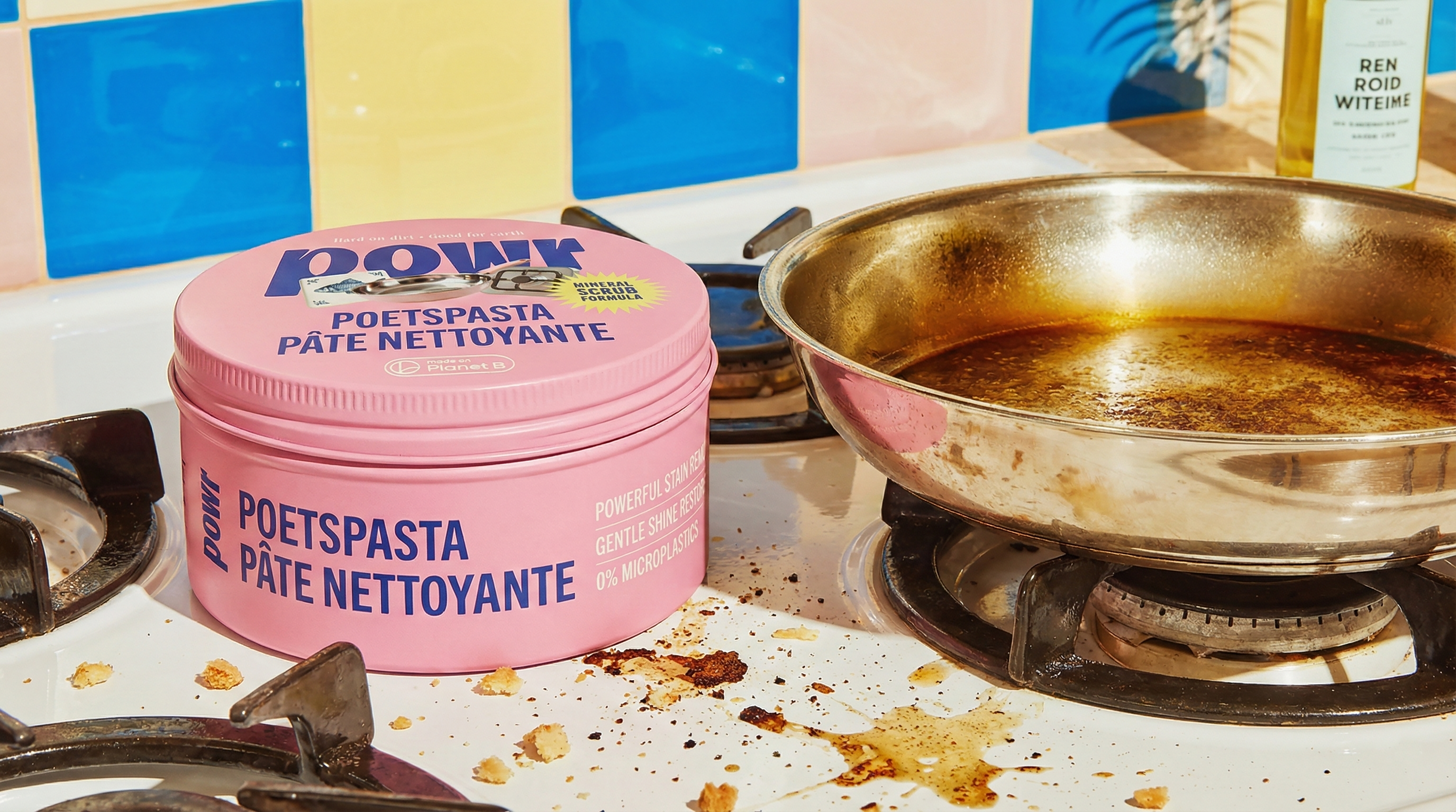 POWR Poetspasta – Minerale Scrubpasta tegen Hardnekkig Vuil | 300g