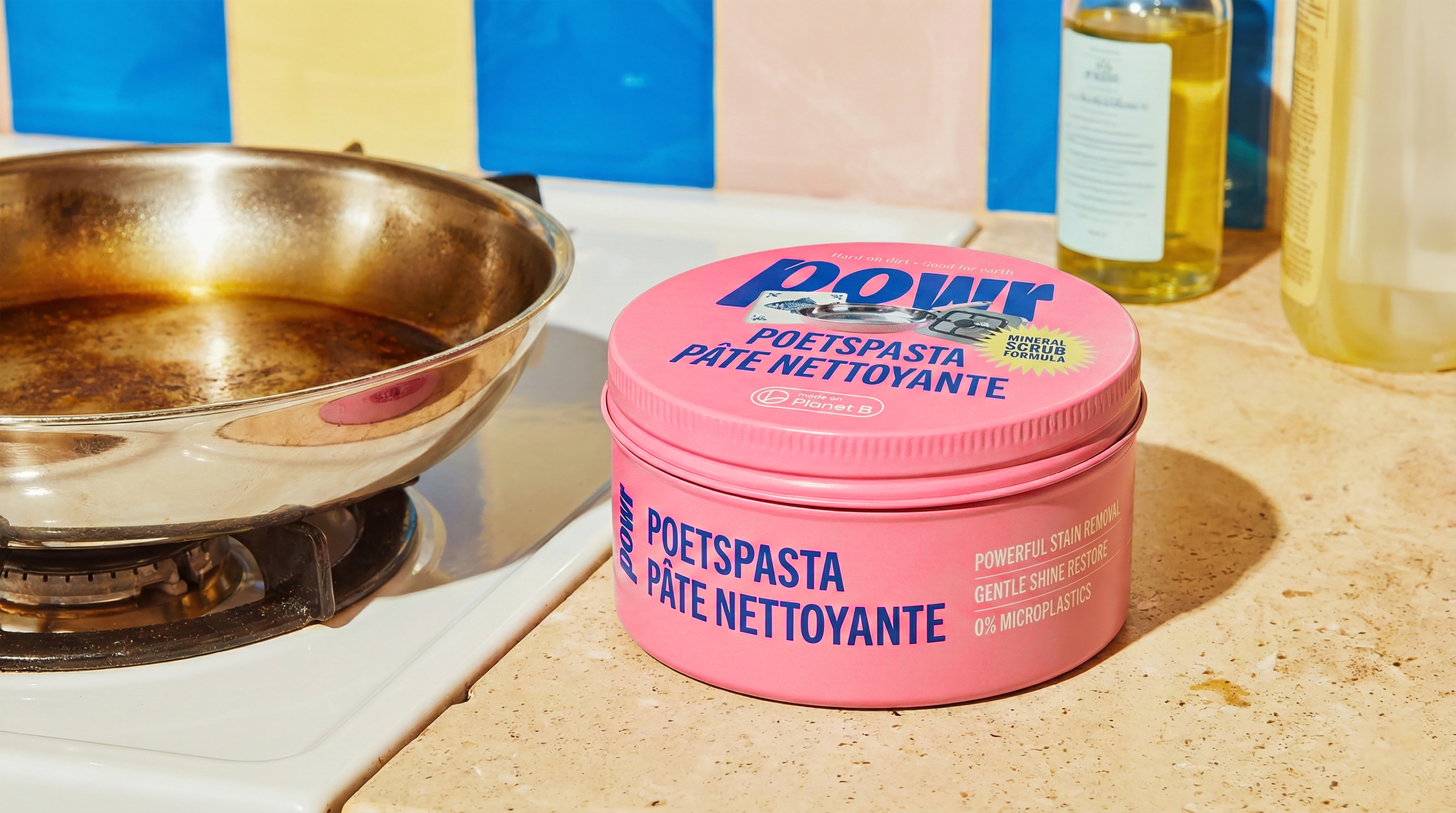 POWR Poetspasta – Minerale Scrubpasta tegen Hardnekkig Vuil | 300g