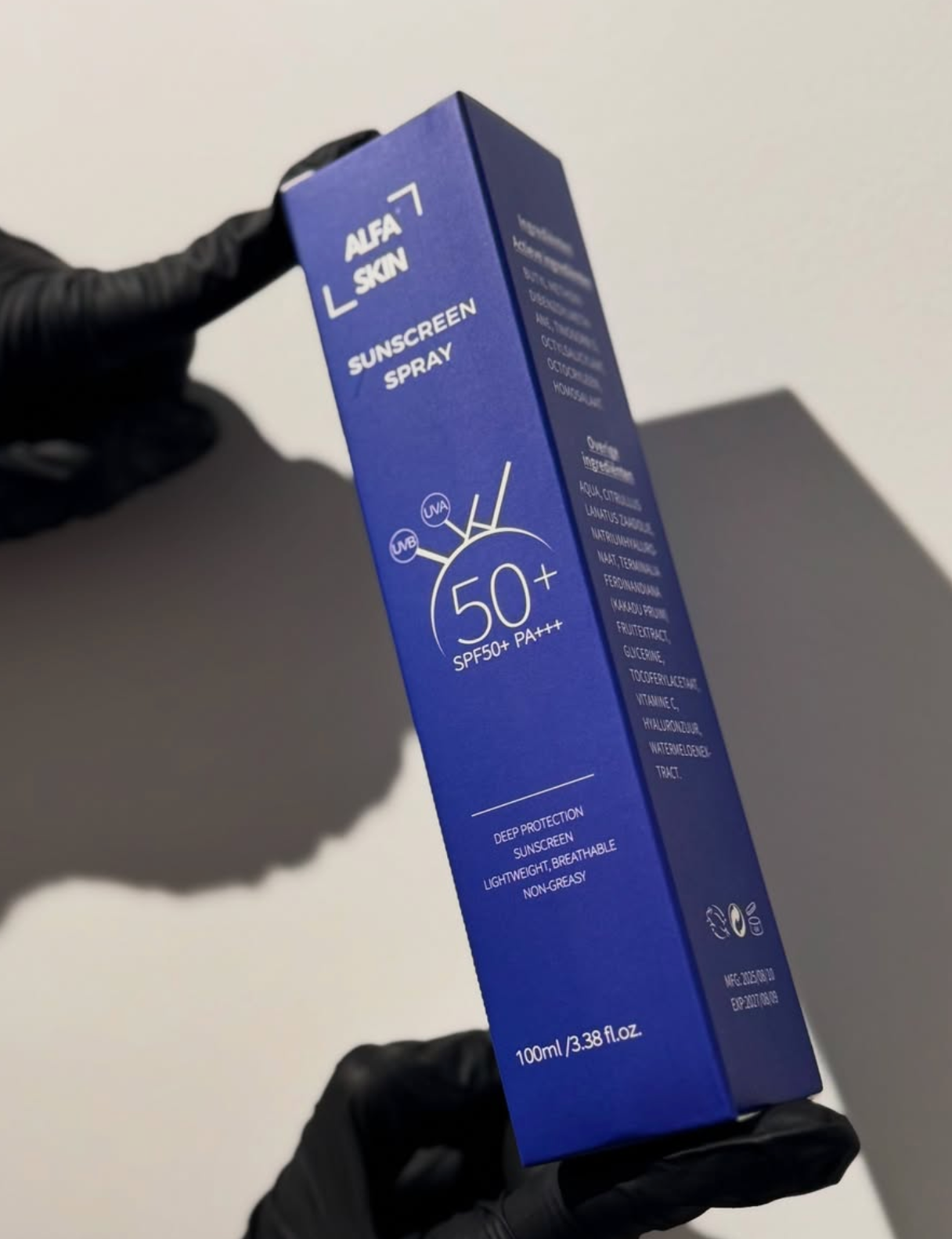 ALFA SKIN SPF50 transparant spray - Ilse de Beaute