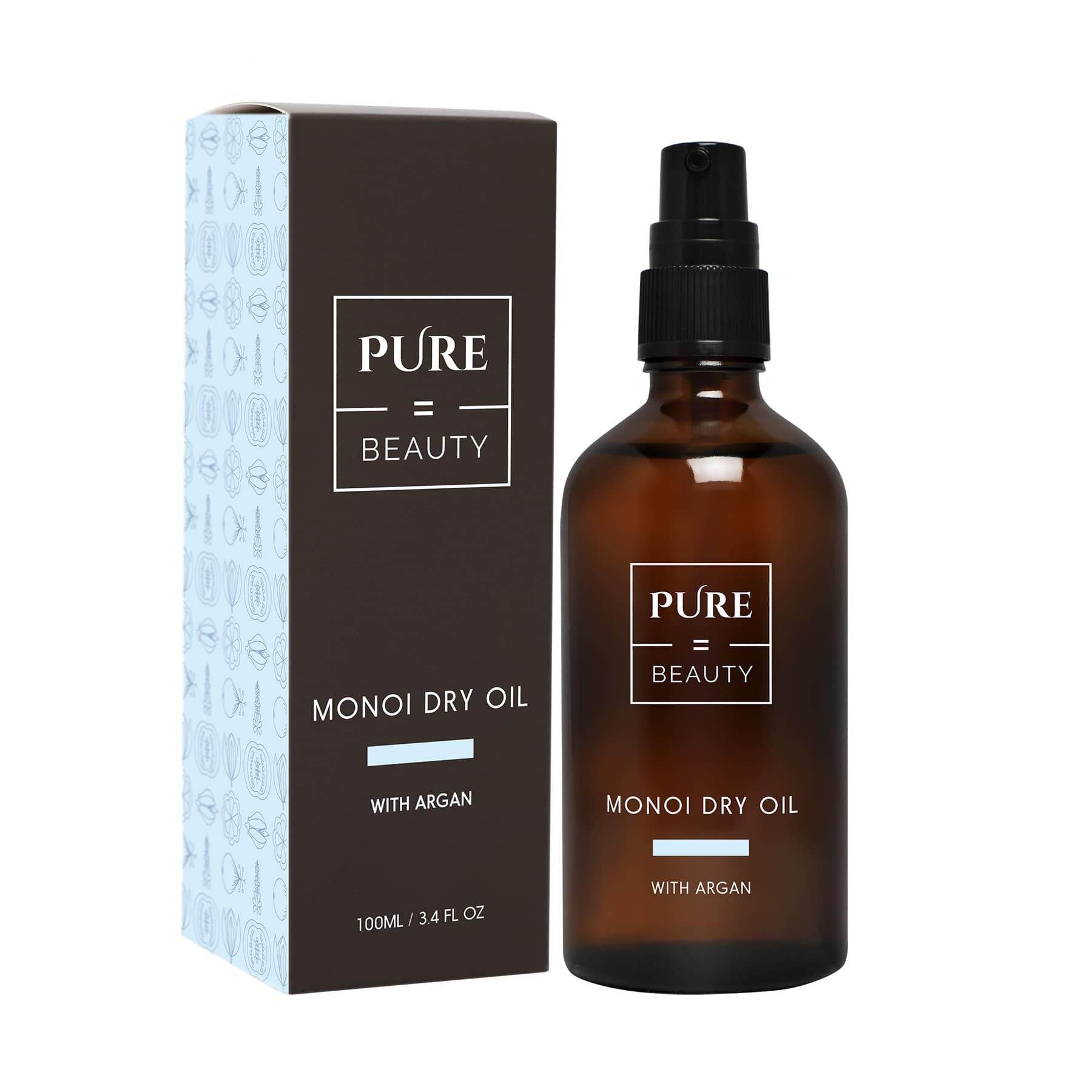 Pure = Beauty – Monoi Dry oil with Argan (haarolie met vanillegeur) - Ilse de Beaute