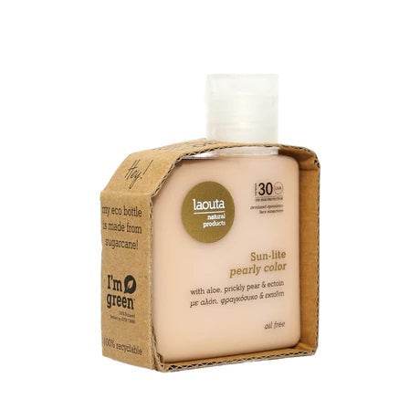 Laouta Sun Lite Pearly Color SPF 30 80% natural - Ilse de Beaute