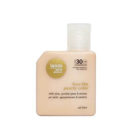 Laouta Sun Lite Pearly Color SPF 30 80% natural - Ilse de Beaute