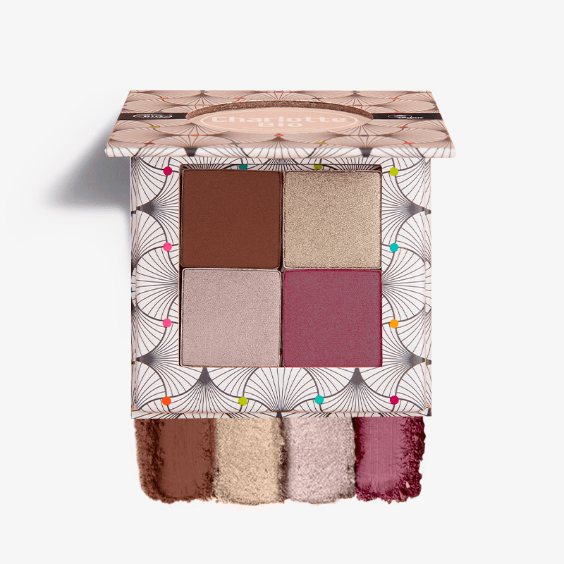 Organic Eye shadow 4 shades Nude pink - Ilse de Beaute