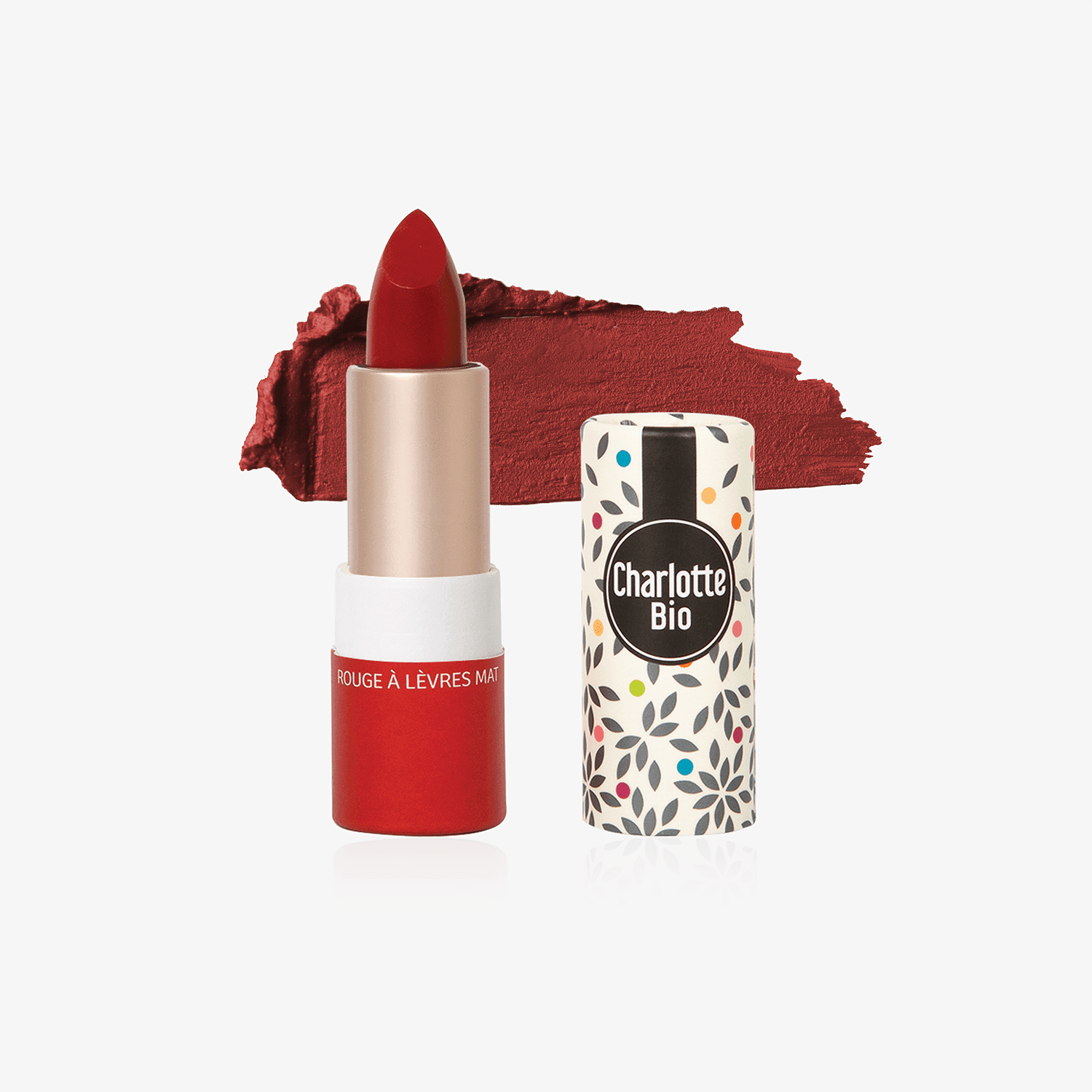 Organic Matte Lipstick Poppy - Ilse de Beaute