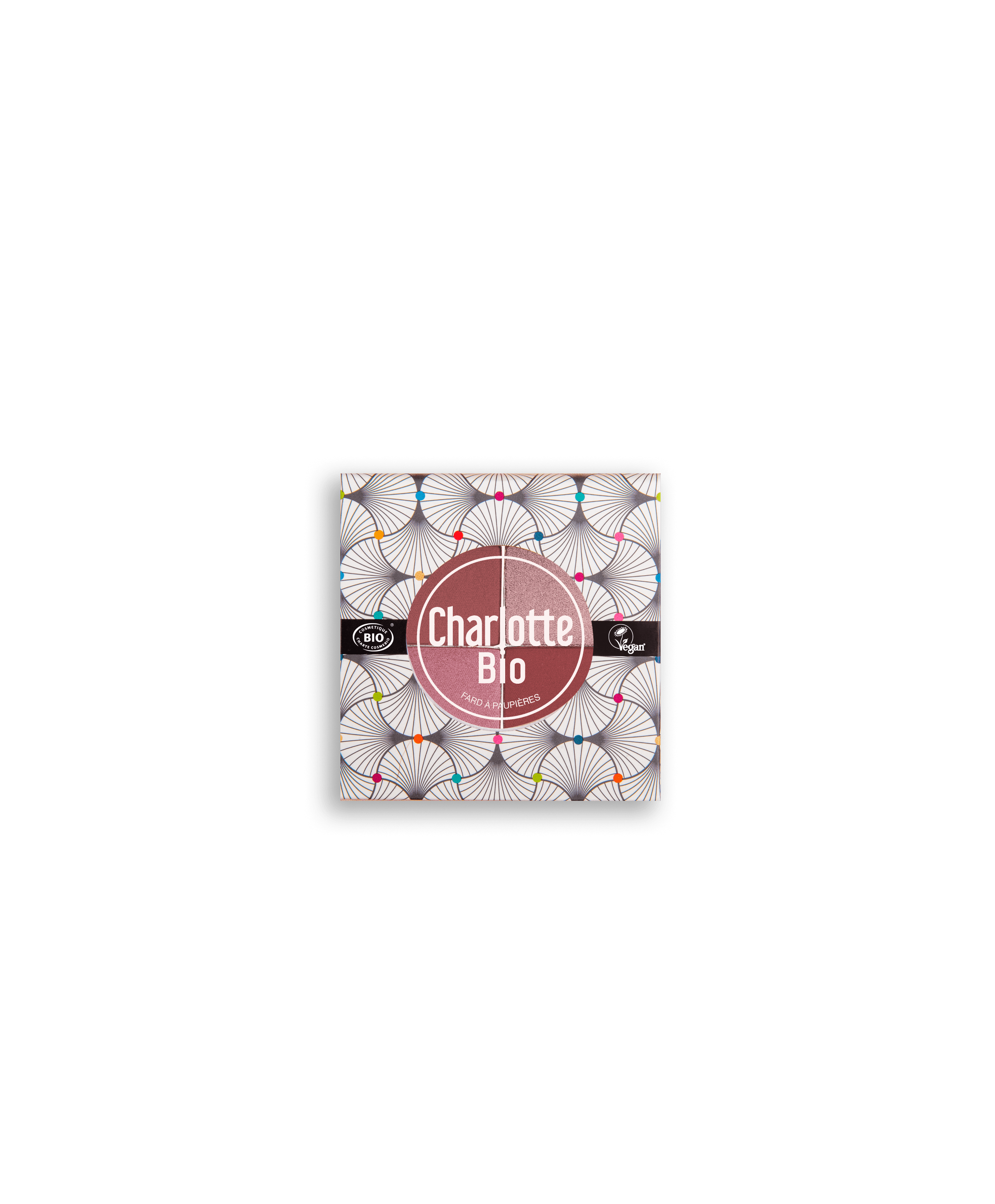 Organic Eye shadow 4 shades Girly Pink - Ilse de Beaute