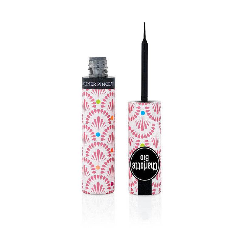 Organic Black Brush Tip Eye Liner - Ilse de Beaute